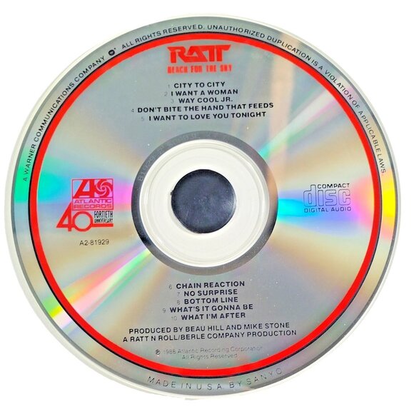 Stephen Pearcy Ratt Authentic Autograph CD Reach for the Sky Rock Album Beckett - Picture 4 of 5